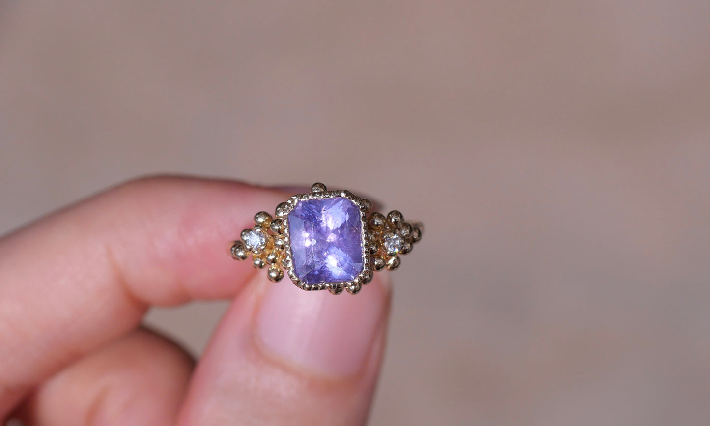 Violet 2ct Sapphire Ring