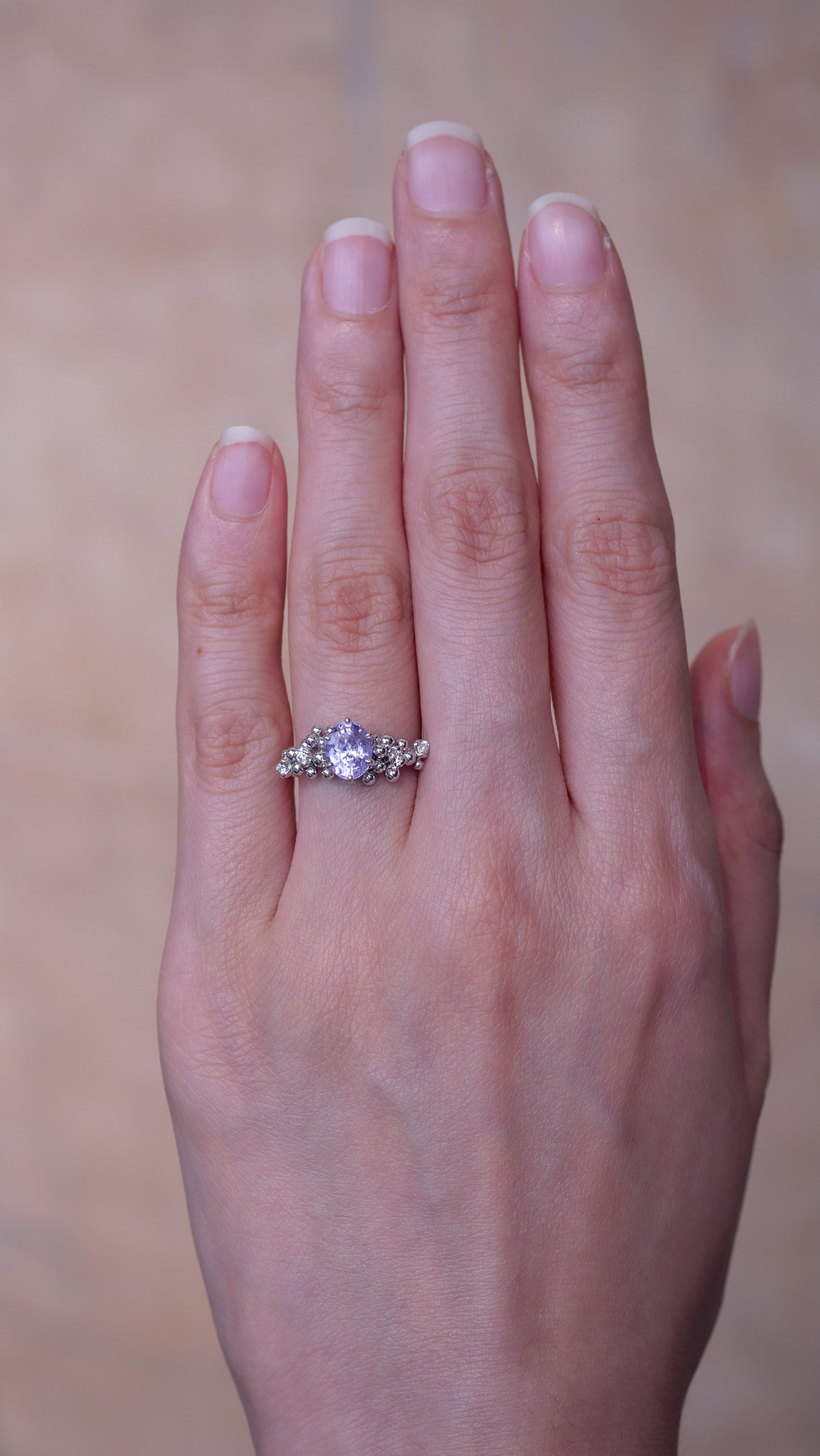 Lilac Sapphire Ring