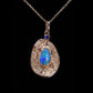 Mystical Blue Opal Necklace