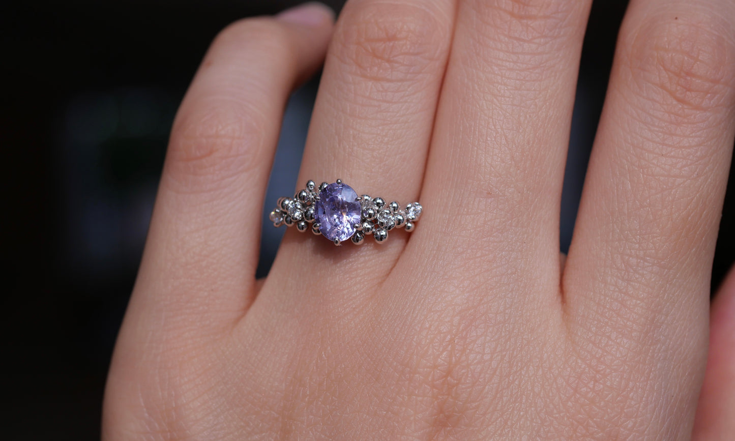 Lilac Sapphire Ring