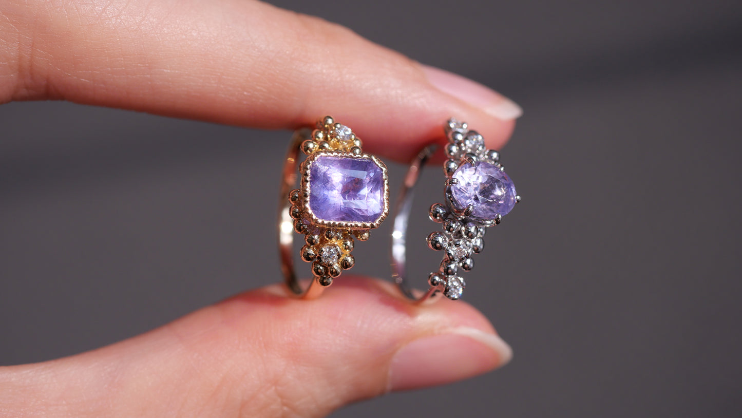 Lilac Sapphire Ring