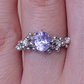 Lilac Sapphire Ring