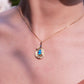 Mystical Blue Opal Necklace