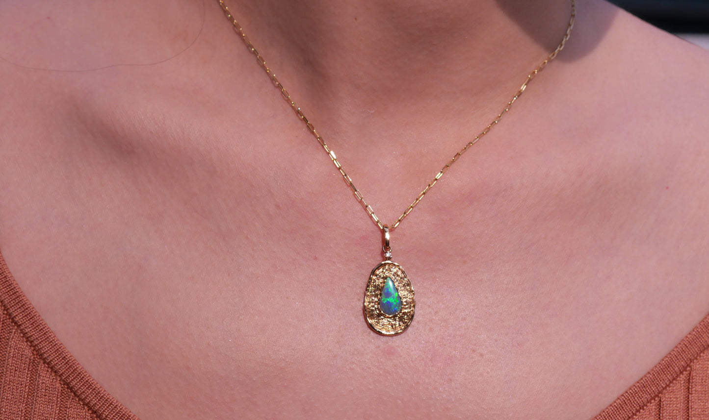 Mystical Green Opal Necklace