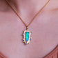 Green Lagoon Opal Necklace